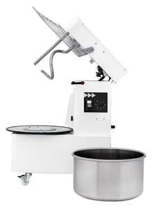 Spiral mixer with rising head and removable bowl - 10L Prismafood 35kg/h 10L 230V/370W 380x600x(H)645mm