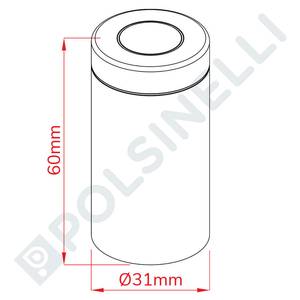 Thermo-capsules white 100 pcs