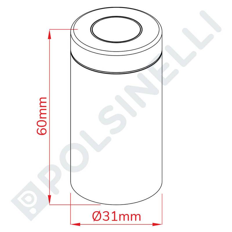 Thermo-capsules white 100 pcs