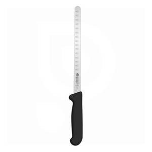 Kniv 28cm laxkniv med hålslipning rostfritt stål