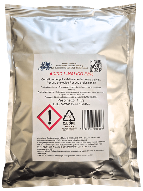 Äppelsyra Malox 1kg (E296) Bäst före 08.2027