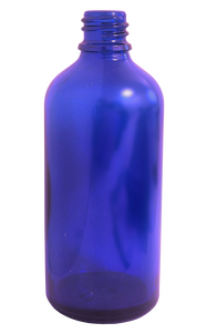 Klaaspudel Apteek 100ml sinine