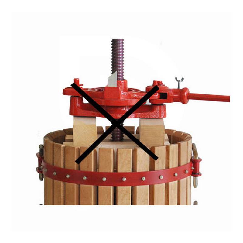 Press 17,7L 25cm ratchet for wine