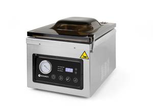 Vakuuminė kamerinė pakavimo mašina HENDI Profi Line sandarinimo juosta 260mm 240V/1000W 330x480x(A)361mm