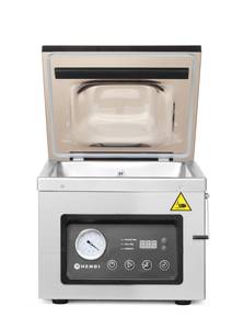 Vakuuminė kamerinė pakavimo mašina HENDI Profi Line sandarinimo juosta 260mm 240V/1000W 330x480x(A)361mm