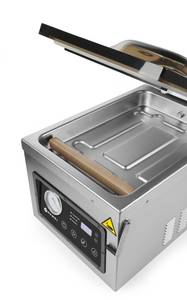 Vakuuminė kamerinė pakavimo mašina HENDI Profi Line sandarinimo juosta 260mm 240V/1000W 330x480x(A)361mm
