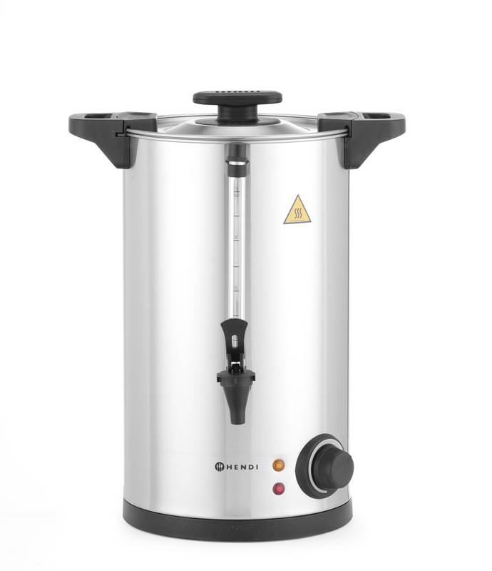Kuumajuomakeitin 10L yksiseinäinen HENDI 220-240V/1500W 340x315x(K)430mm