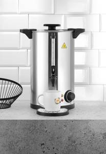 Kuumajuomakeitin 9L kaksiseinäinen HENDI 220-240V/1500W 340x315x(K)430mm