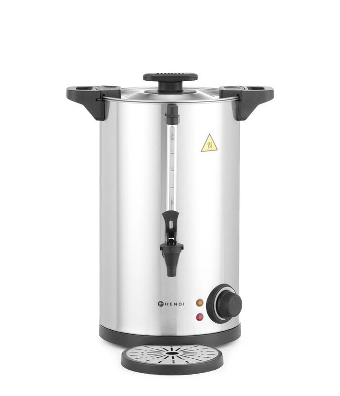 Kuumajuomakeitin 9L kaksiseinäinen HENDI 220-240V/1500W 340x315x(K)430mm