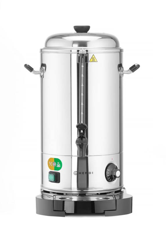Varmvattenkopp 9L dubbelväggig HENDI 230V/2200W 322x390x(H)522mm