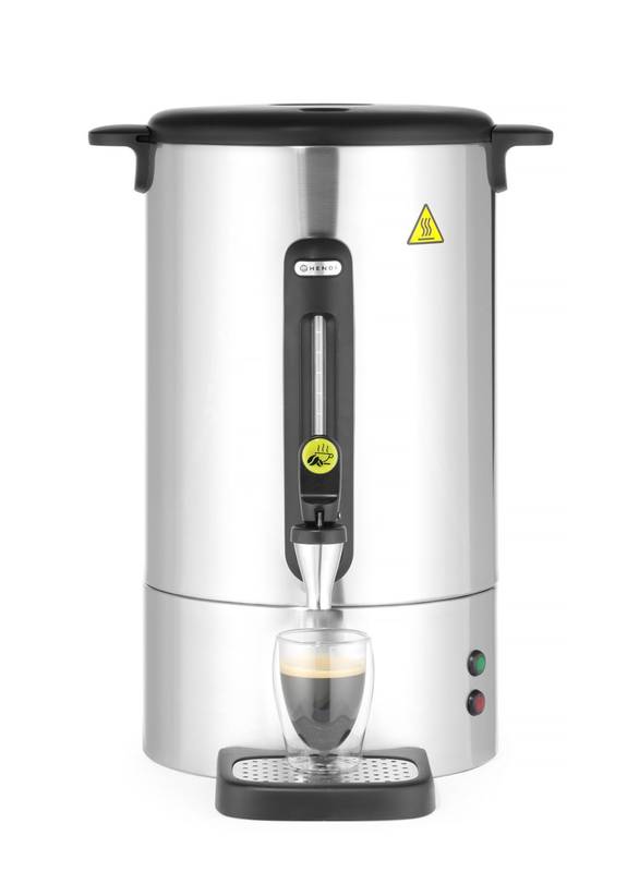 Perkolators 14L UNIQ HENDI sudraba 220-240V/1750W 357x380x(H)502mm