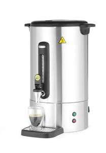 Perkolators 14L UNIQ HENDI sudraba 220-240V/1750W 357x380x(H)502mm