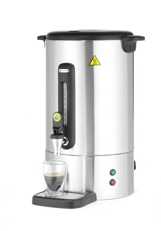 Perkolators 14L UNIQ HENDI sudraba 220-240V/1750W 357x380x(H)502mm