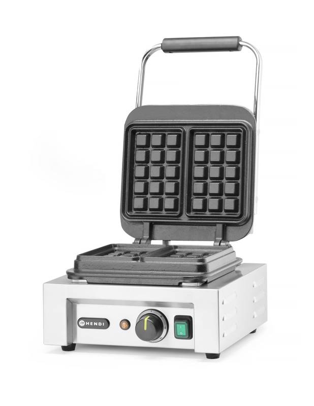 Vohvelirauta Brussels HENDI 230V/2200W 330x520x(K)277mm