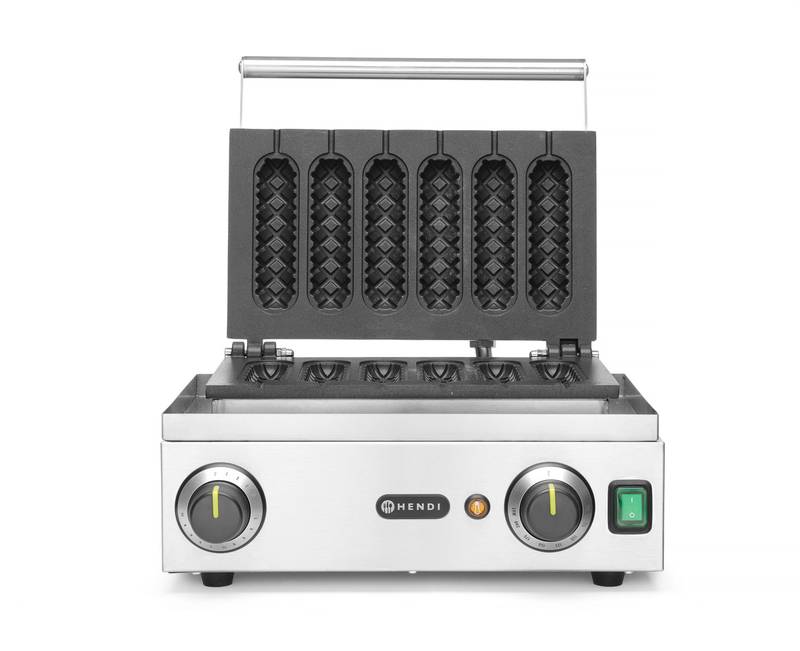 Vohvelirauta corn dog HENDI 230V/1550W 390x378x(K)229mm