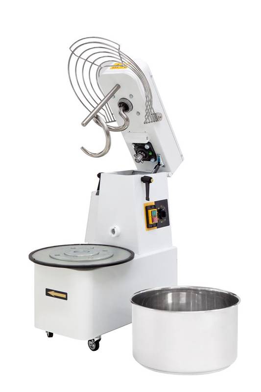 Kierresekoitin 41L Prismafood irrotettavalla kulholla ja 2 nopeudella 112kg/h 400V/1700W 480x815x(K)850mm