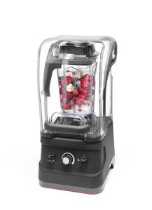 Tehosekoitin äänikotelolla HENDI 2 5L Musta 220-240V/1680W 250x300x(K)540mm