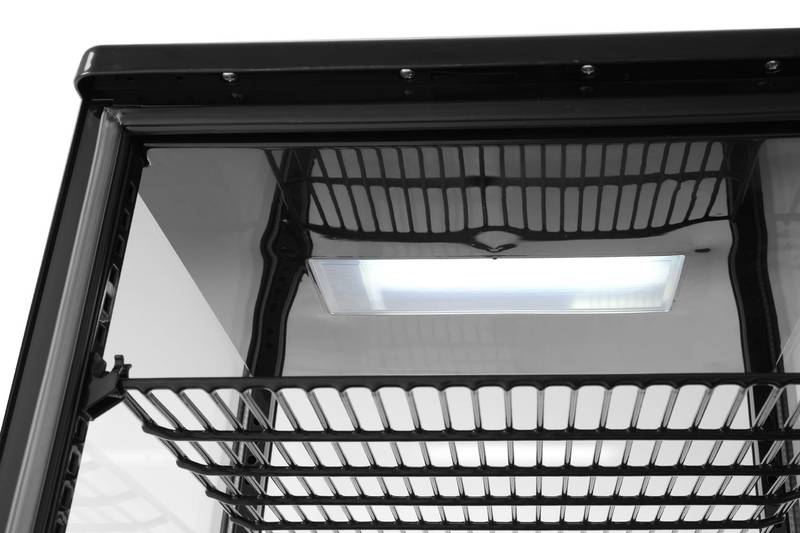 Refrigerated display cabinet 68L Arktic black 230V/170W 444x397x(H)875mm