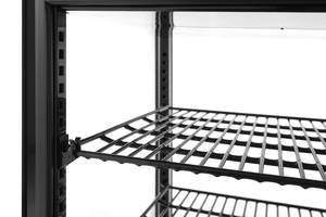 Refrigerated display cabinet 68L Arktic black 230V/170W 444x397x(H)875mm