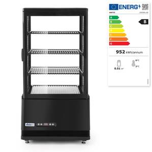 Refrigerated display cabinet 68L Arktic black 230V/170W 444x397x(H)875mm