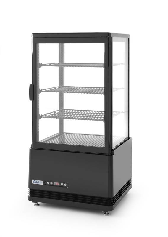 Refrigerated display cabinet 68L Arktic black 230V/170W 444x397x(H)875mm