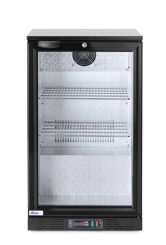Back bar refrigerator 86L single-door Arktic black 220-240V/120W 500x530x(H)865mm