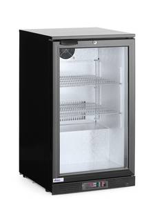 Back bar refrigerator 86L single-door Arktic black 220-240V/120W 500x530x(H)865mm