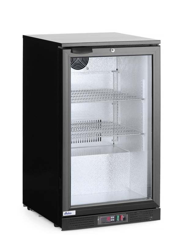 Back bar refrigerator 86L single-door Arktic black 220-240V/120W 500x530x(H)865mm