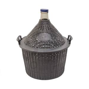 Glasflasche 25L mit Korb