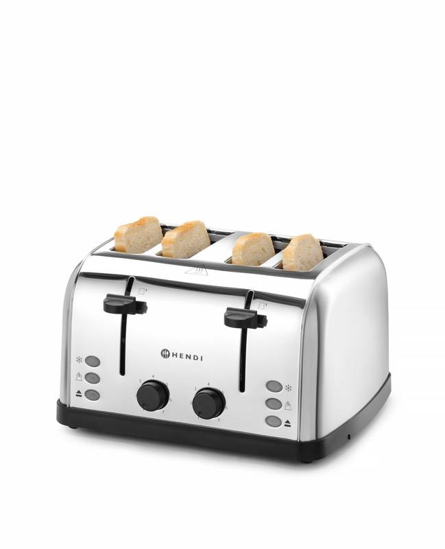 Röster 4-viilune 240V/1500W HENDI 295x335x(H)180mm
