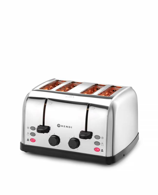 Röster 4-viilune 240V/1500W HENDI 295x335x(H)180mm