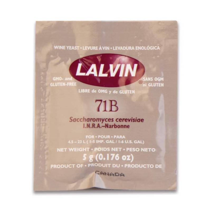Wine Yeast Lalvin 71B 5g aromatic