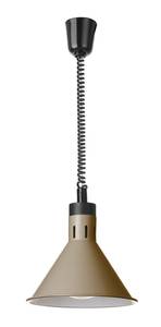 Soojendusvalgusti koonusekujuline ⌀275x(H)250mm tõstetav HENDI beež 230V/250W