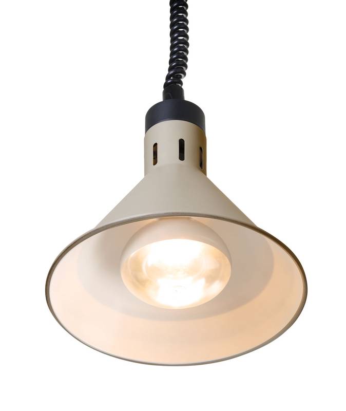Soojendusvalgusti koonusekujuline ⌀275x(H)250mm tõstetav HENDI beež 230V/250W