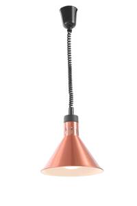 Wärmelampe höhenverstellbar konisch HENDI Kupfer 230V/250W ⌀275x(H)250mm