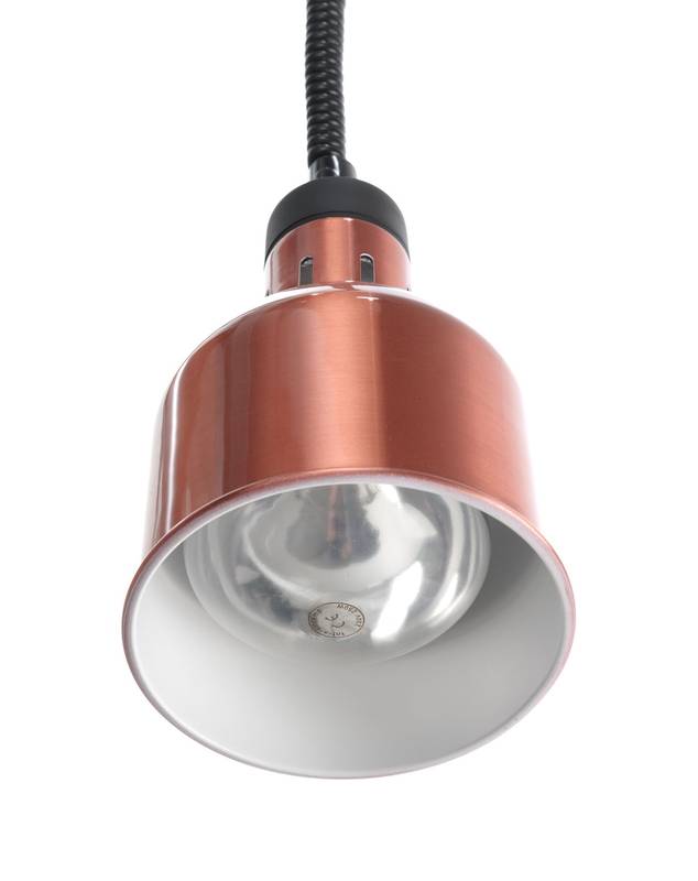 Soojenduslambi tõstetav silindriline HENDI vaskne 230V/250W ⌀175x(H)250mm