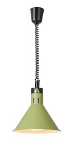Wärmelampe höhenverstellbar konisch HENDI Grün 230V/250W ⌀275x(H)250mm