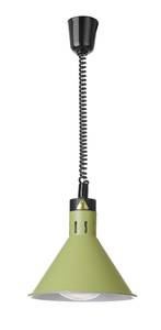 Wärmelampe höhenverstellbar konisch HENDI Grün 230V/250W ⌀275x(H)250mm