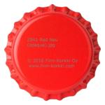 Red 29mm crown cap