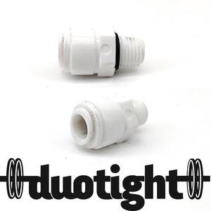 Liitin 9,5mm (3/8) x 1/4" DuoTight ulkokierre