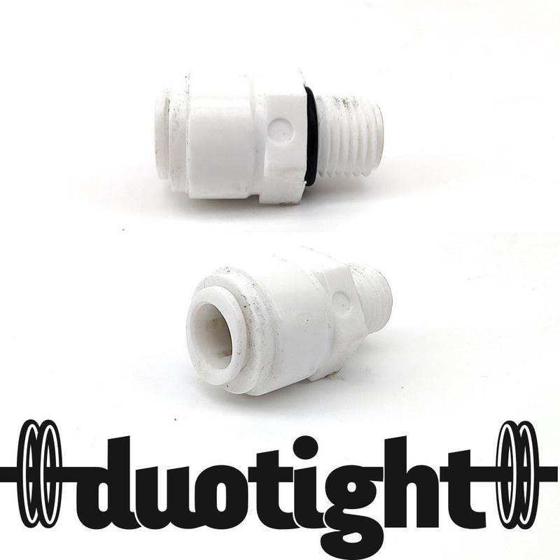 Liitin 9,5mm (3/8) x 1/4" DuoTight ulkokierre