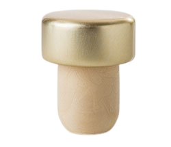 T-kork 19/20mm Super-T sünteetiline kuldne 100tk