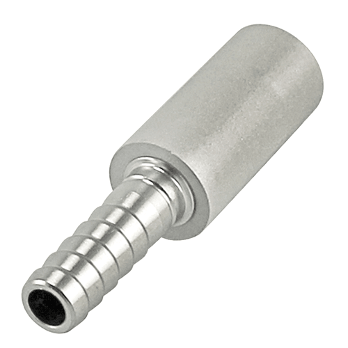 Diffusion stone 2μm with hose barb stainless steel
