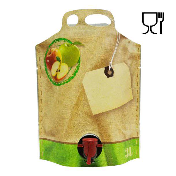 Pouch 3L aluminium double gusset Standard Vitop
