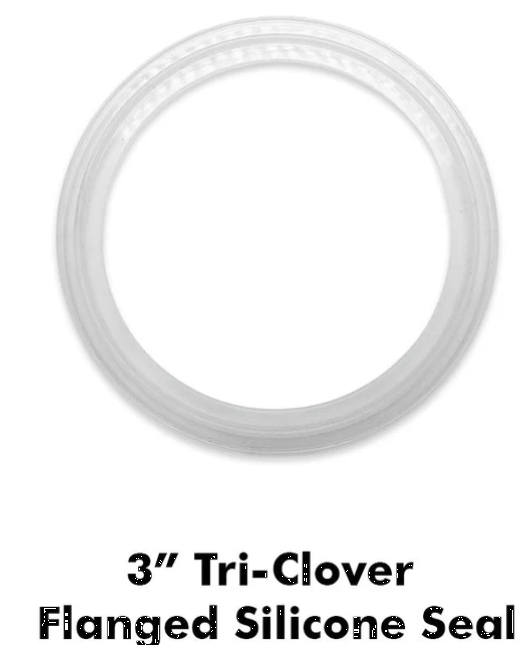 Tihend 1.5" Tri-Clamp silikoon