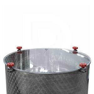 Maceracijos talpykla 500L 10° kūginis dugnas nerūdijantis plienas
