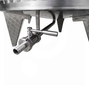 Maceration tank 1000L 10° conical bottom stainless steel