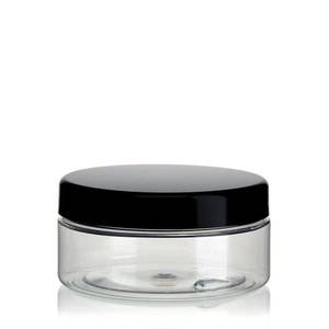 Plastikinis indelis PET 300ml su juodu dangteliu