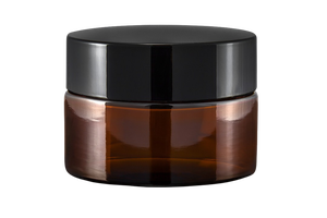 Klaaspurk 15ml pruun korgiga