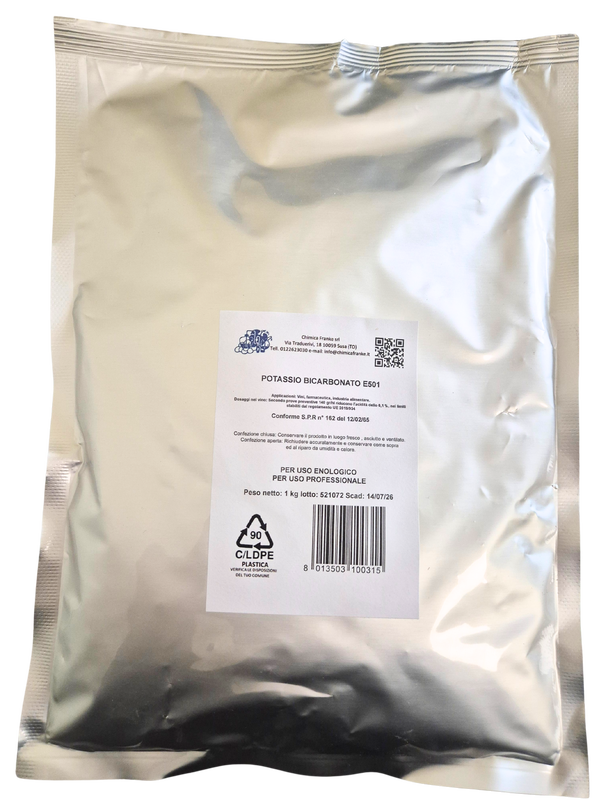 Hapon vähentäjä Kaliumvetykarbonaatti E501(ii) 1kg